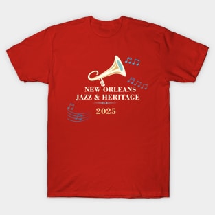 New Orleans Jazz & Heritage Music Festival 2025 T-Shirt